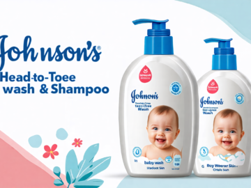 Johnson's Head-to-Toe Gentle Tear-Free Baby & Newborn Wash & Shampoo, Sulfate-, Paraben- Phthalate- & Dye-Free, Hypoallergenic Wash for Sensitive Skin & Hair, 27.1 fl. Oz